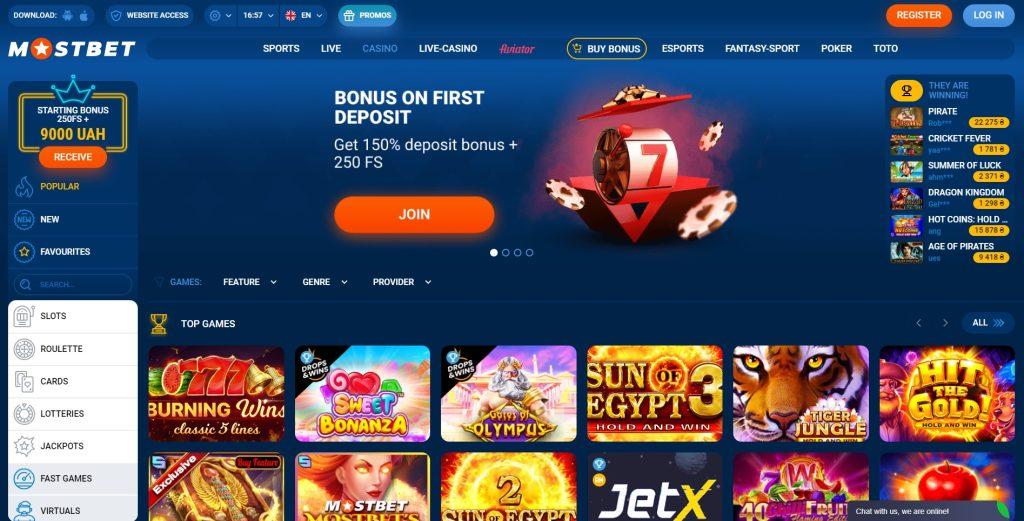 Explore Exciting Games at Mostbet Casino Where Luck Finds